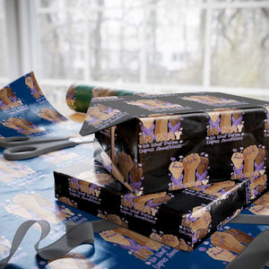 In May We Wear Purple Lupus Awareness Wrapping Paper Roll Purple Ribbon TS10 Black Print Your Wear