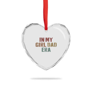 In My Girl Dad Era Heart Crystal Glass Ornament Retro Fathers Day Gifts