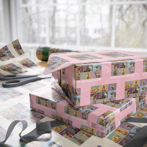 In My Groundhog Era Wrapping Paper Roll Funny Woodchuck TS02 Light Pink Print Your Wear