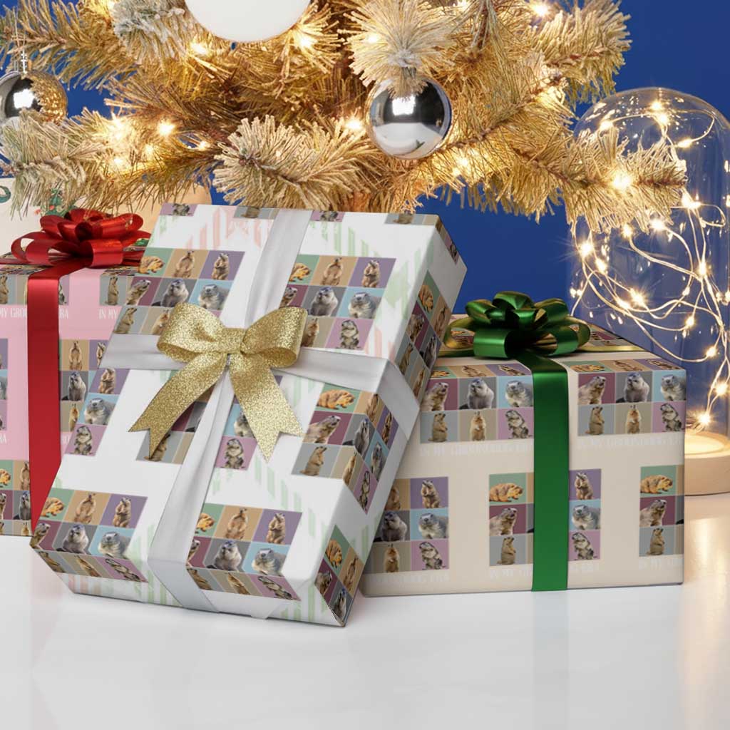 In My Groundhog Era Wrapping Paper Roll Funny Woodchuck TS02 Print Your Wear