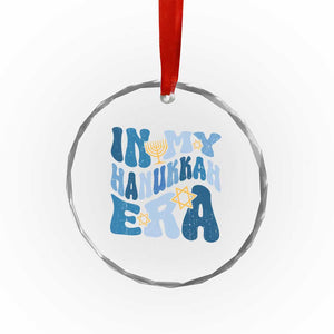 In My Hanukkah Era Crystal Glass Ornament Groovy Chanukkah Jewish TS09 Print Your Wear