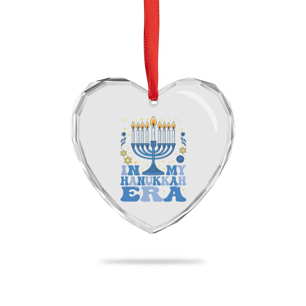 In My Hanukkah Era Heart Crystal Glass Ornament Festival Of Lights Gift TS12 Print Your Wear