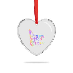 In My Mom Era Heart Crystal Glass Ornament Colorful Butterfly Mothers Day Gift TS12 Print Your Wear