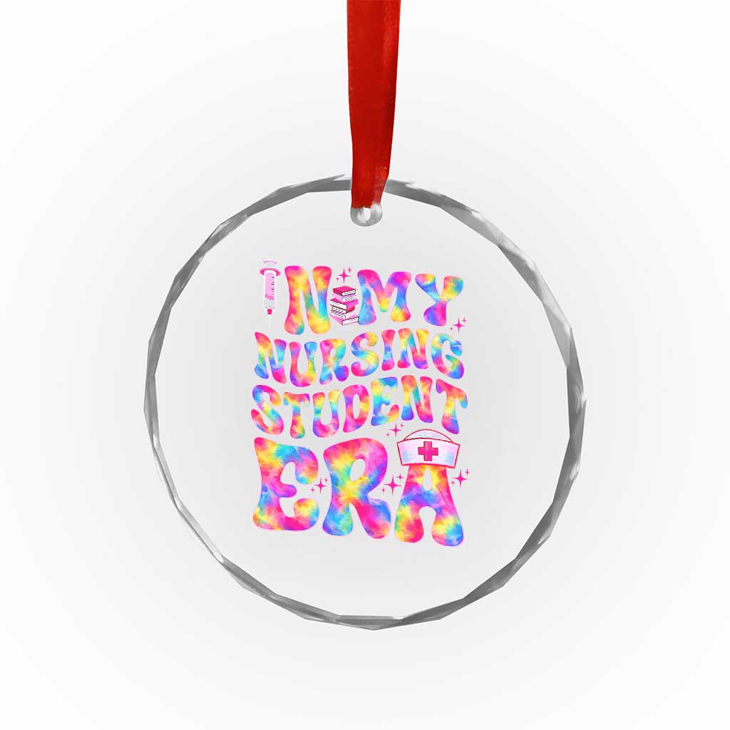 In My Nursing Student Era Crystal Glass Ornament Future Nurse Gift TS12 Print Your Wear
