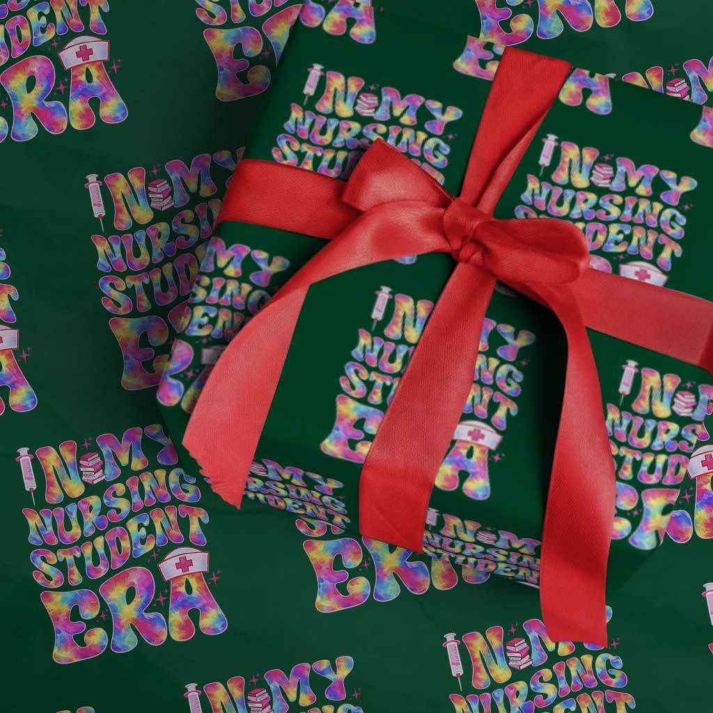 In My Nursing Student Era Wrapping Paper Roll Future Nurse Gift