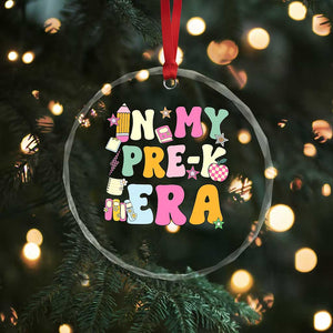 In My Pre-K Era Crystal Glass Ornament Girl Back To School Cute PreSchool Teacher TS10 Print Your Wear