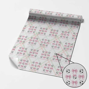 In My Soccer Girl Era Wrapping Paper Roll Funny Football Fan TS12 Christmas Plaid Print Your Wear