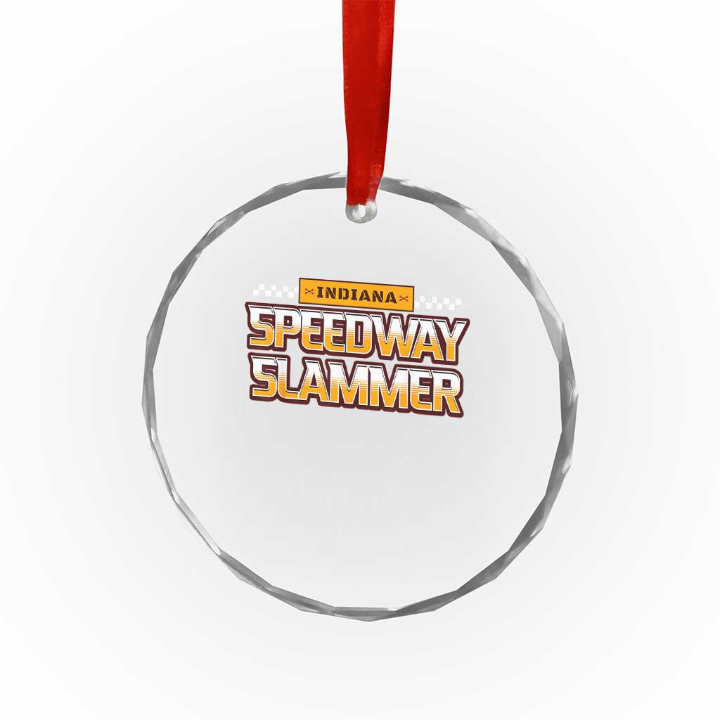Indiana Speedway Slammer 2025 Crystal Glass Ornament Detention Prison TS02 Print Your Wear