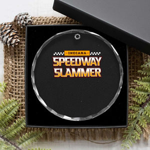 Indiana Speedway Slammer 2025 Crystal Glass Ornament Detention Prison TS02 Print Your Wear