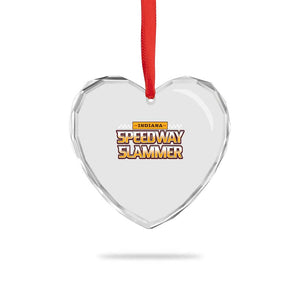 Indiana Speedway Slammer 2025 Heart Crystal Glass Ornament Detention Prison TS02 Print Your Wear