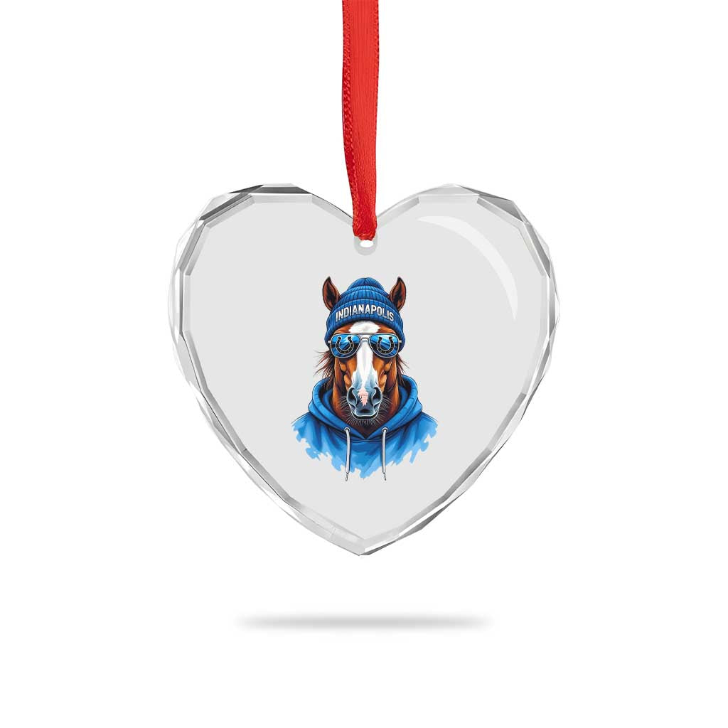 IFC Football Lover Heart Crystal Glass Ornament Blue Equine Shoe Sport Fan Game Day TS11 Print Your Wear
