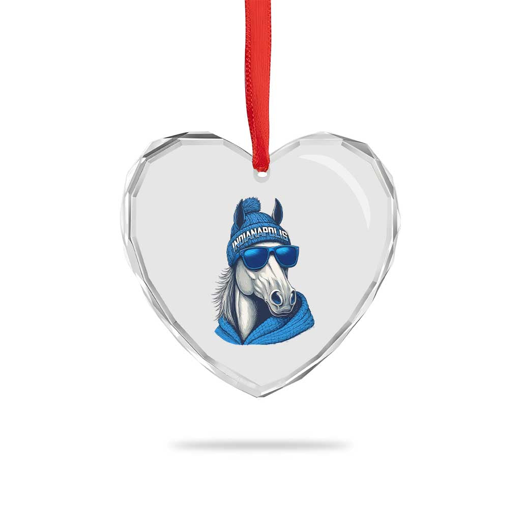 IFC Game Day Heart Crystal Glass Ornament Blue Sunglasses Football Game Sport Lover TS11 Print Your Wear