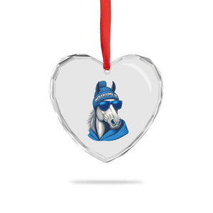 IFC Game Day Heart Crystal Glass Ornament Blue Sunglasses Football Game Sport Lover TS11 Print Your Wear