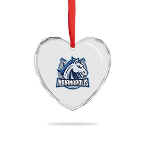 IFC Game Day Heart Crystal Glass Ornament Blue Football Lover Equine Shoe TS11 Print Your Wear
