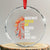 Indigenous Peoples Day Because They Were Here First Crystal Glass Ornament - Print Your Wear