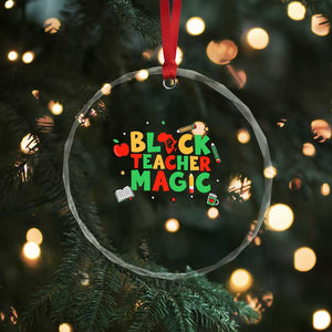 Inspirational Black Teacher Magic Crystal Glass Ornament African American History Month TS12 Print Your Wear