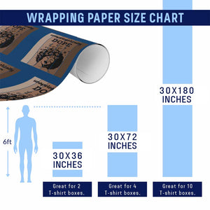 Inspirational Black Women Gift Wrapping Paper Roll Unapologetically Dope TS12 Print Your Wear