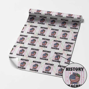 Inspiring Young Minds Teacher Wrapping Paper Roll 250th Anniversary Educator Gift