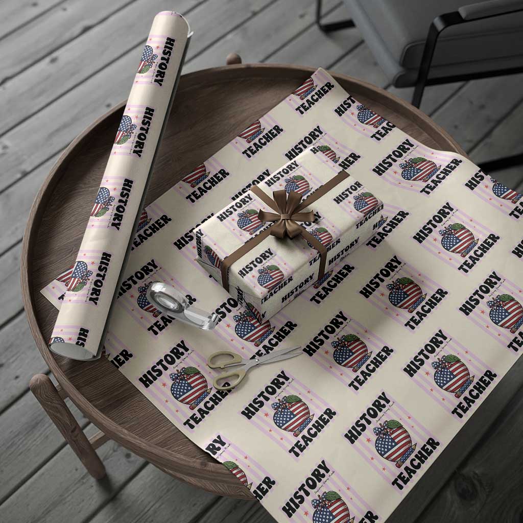 Inspiring Young Minds Teacher Wrapping Paper Roll 250th Anniversary Educator Gift