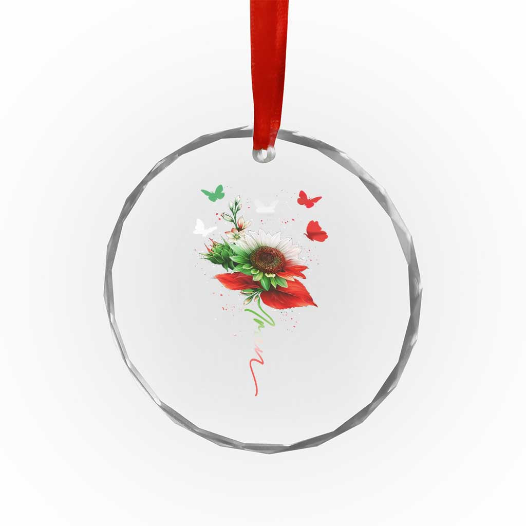 Iran Crystal Glass Ornament Free Iran Protest Sunflower Flag TS10 Print Your Wear
