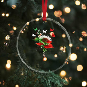 Iran Crystal Glass Ornament Free Iran Protest Sunflower Flag TS10 Print Your Wear
