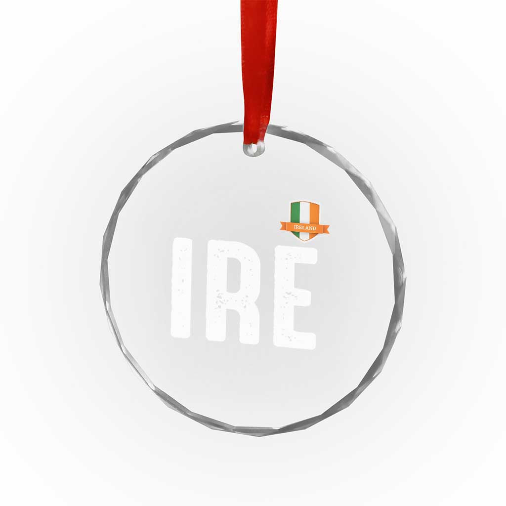 IRE Ireland Matching Group Crystal Glass Ornament Irish Pride St Patricks Day Family or Friends TS02 Print Your Wear