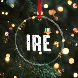 IRE Ireland Matching Group Crystal Glass Ornament Irish Pride St Patricks Day Family or Friends TS02 Print Your Wear