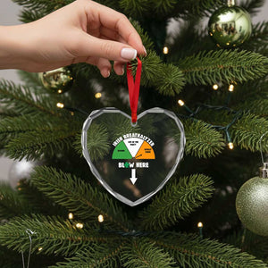 Irish Breathalyzer Blow Here Funny Drinking Gauge Heart Crystal Glass Ornament St Patricks Day Party Offensive Adult Humor TS02 Print Your Wear