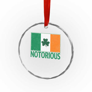 Irish Pride Boxing Fighting Notorious Crystal Glass Ornament Vintage Ireland Flag Irish Retro Throwback TS10 Print Your Wear