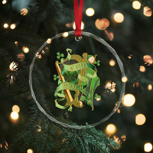 Irish Pride Crystal Glass Ornament Erin Go Bragh Harp Shamrock St Patrick's Day TS11 Print Your Wear