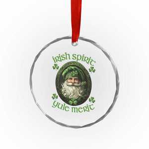 Irish Spirit Yule Merit Crystal Glass Ornament TS09 Print Your Wear
