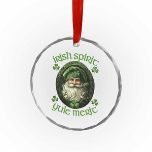 Irish Spirit Yule Merit Crystal Glass Ornament TS09 Print Your Wear