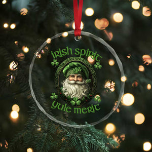 Irish Spirit Yule Merit Crystal Glass Ornament TS09 Print Your Wear
