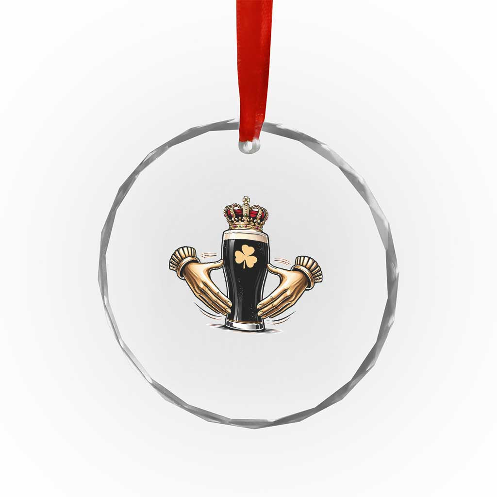 Irish Stout Claddagh Ring Beer Galway Ireland Souvenir Crystal Glass Ornament TS11 Print Your Wear