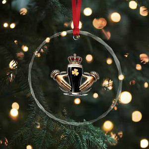 Irish Stout Claddagh Ring Beer Galway Ireland Souvenir Crystal Glass Ornament TS11 Print Your Wear
