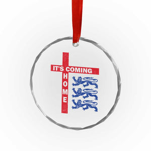 It Is Coming Home England Football Crystal Glass Ornament St George Cross Three Lions TS11 Print Your Wear