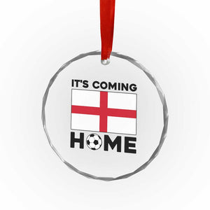 It is Coming Home England Football Flag Crystal Glass Ornament Patriotic Soccer Fans St Georges Cross Heritage Pride TS02 Print Your Wear