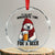 It is The Most Wonderful Time For A Beer Crystal Glass Ornament Funny Polar Bear Drinking Beer - Print Your Wear