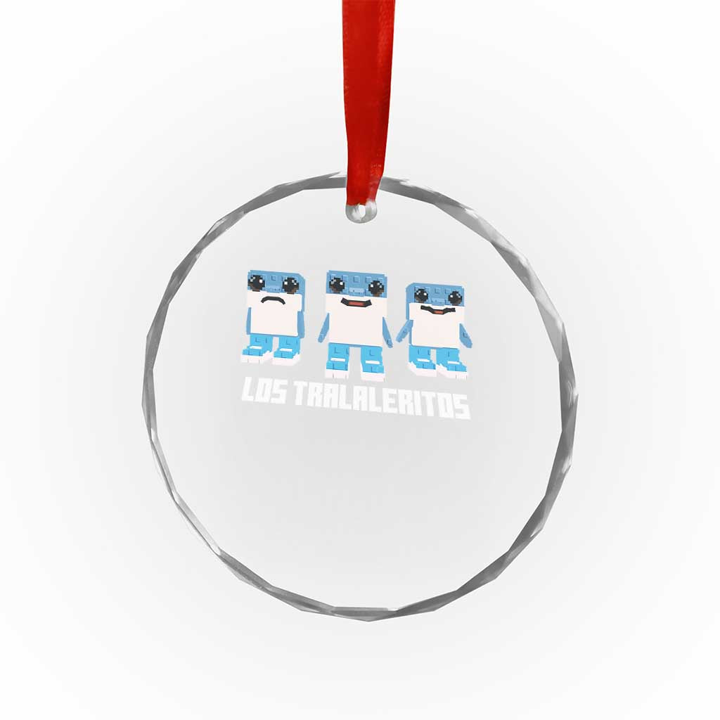 Italian Brainrot Meme Shark Crystal Glass Ornament Tralalero Tralala Los Tralaleritos Funny Animals TS10 Print Your Wear