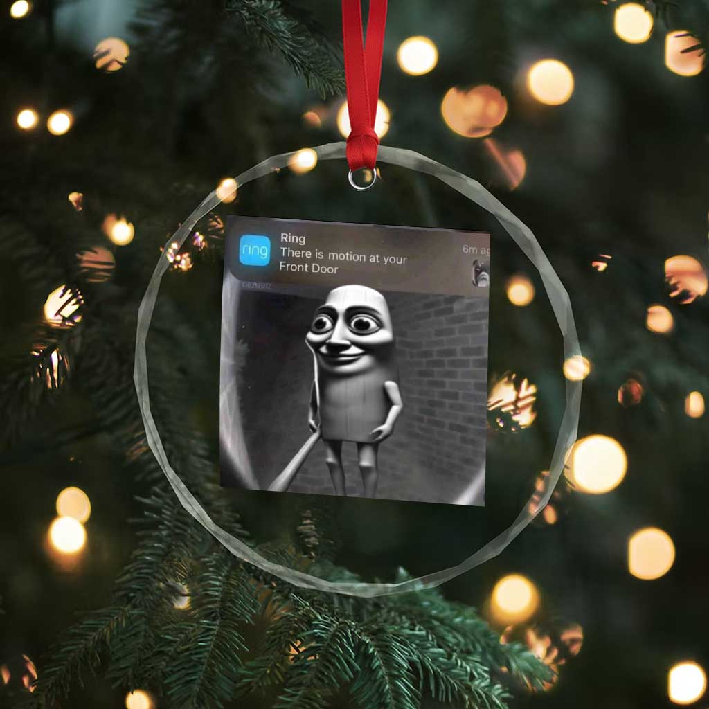 Italian Brainrot Tung Tung Tung Sahur Crystal Glass Ornament Internet Memes Ring with Motion TS10 Print Your Wear