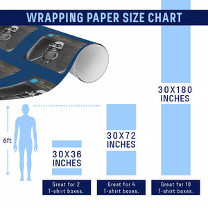 Italian Brainrot Tung Tung Tung Sahur Wrapping Paper Roll Internet Memes Ring with Motion TS10 Print Your Wear