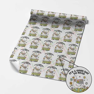 Its A Good Day To Read 6 or 7 Pages Wrapping Paper Roll Funny Six Seven Teacher Book Lover TS14 Christmas Plaid Print Your Wear