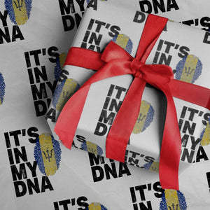 It's In My DNA Barbados Barbadian Wrapping Paper Roll Pride Heritage Patriotic Gift TS10 White Print Your Wear