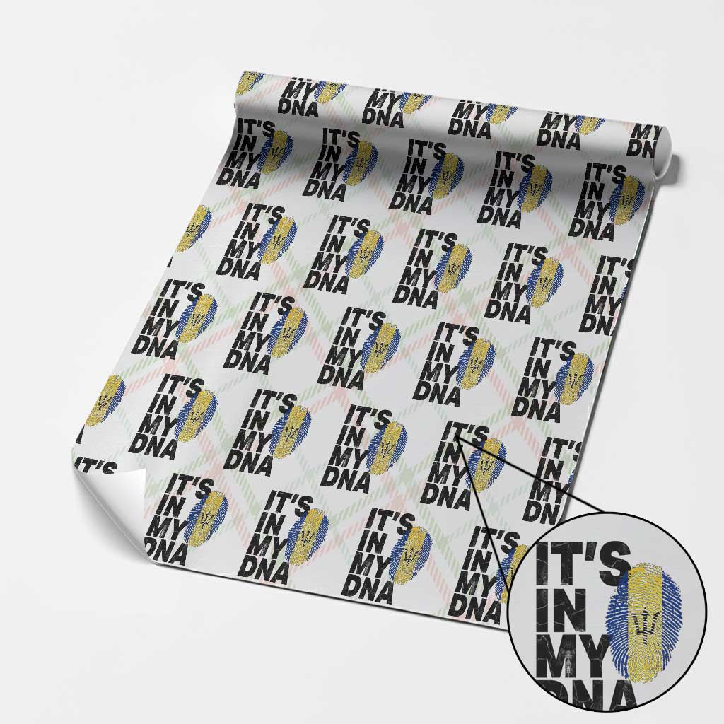 It's In My DNA Barbados Barbadian Wrapping Paper Roll Pride Heritage Patriotic Gift TS10 Christmas Plaid Print Your Wear