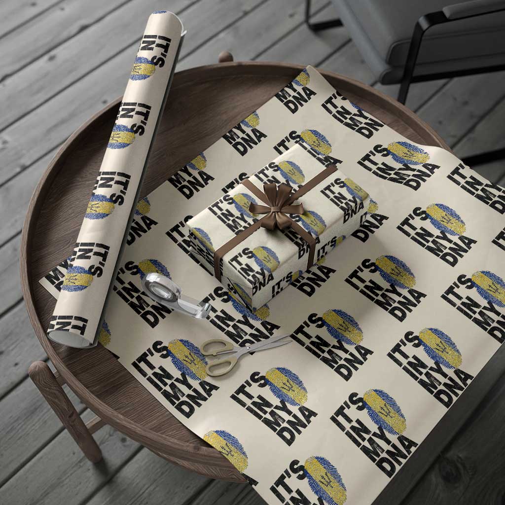 It's In My DNA Barbados Barbadian Wrapping Paper Roll Pride Heritage Patriotic Gift TS10 Beige Print Your Wear