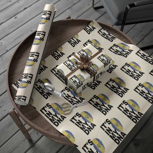It's In My DNA Barbados Barbadian Wrapping Paper Roll Pride Heritage Patriotic Gift TS10 Beige Print Your Wear