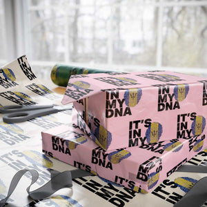 It's In My DNA Barbados Barbadian Wrapping Paper Roll Pride Heritage Patriotic Gift TS10 Light Pink Print Your Wear