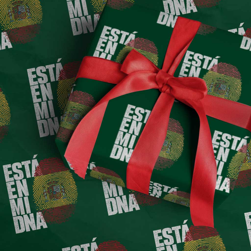 It's in My DNA Espana Spain Spanish Flag Pride Wrapping Paper Roll TS14 Green Print Your Wear
