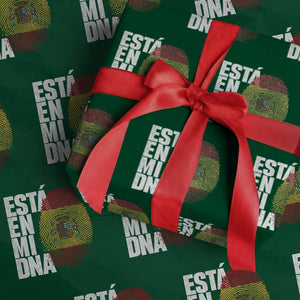 It's in My DNA Espana Spain Spanish Flag Pride Wrapping Paper Roll TS14 Green Print Your Wear