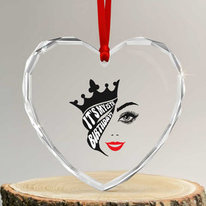 Its My 25th Birthday Heart Crystal Glass Ornament Birthday Queen Crown Gift For Women